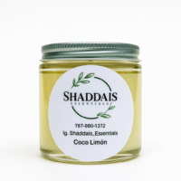 Vela con aroma a Coco Limón