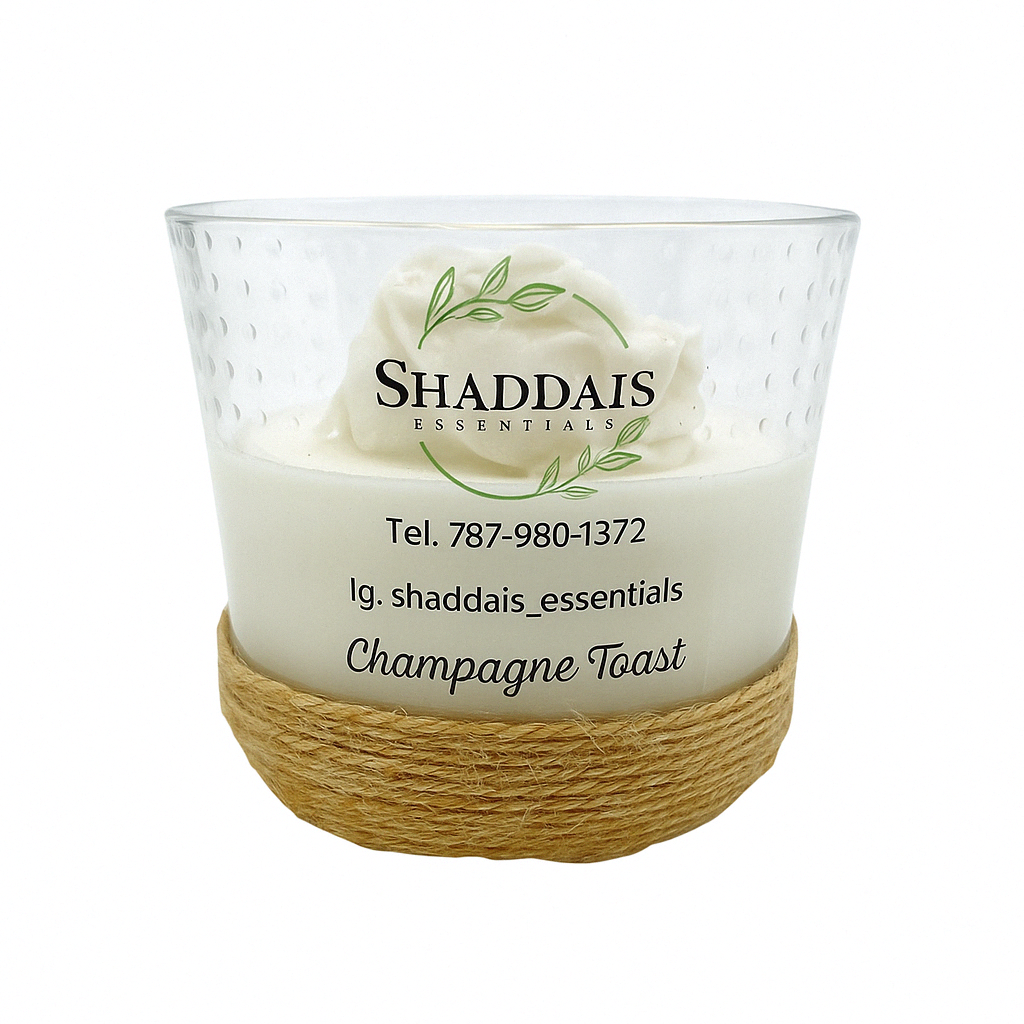 Vela con aroma Champagne Toast